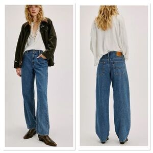 NWT Levi's Baggy Dad Jeans Mid Rise Straight Leg SZ:28 X 32 Free People Aritzia